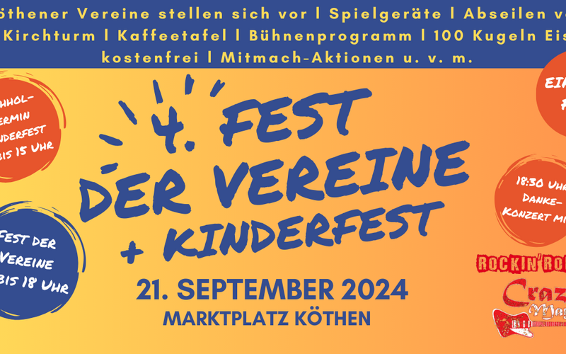 Am 21. September wird auf dem Marktplatz doppelt gefeiert.