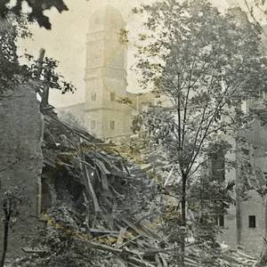 Schloss - Amtshaus zerstört