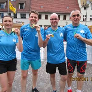 Mit Aline Kirchberg, Stefan Marx, Christian Bartsch und Heiko Zerrenner nahm auch ein Team der Stadtverwaltung am Firmenlauf teil und errang den 6. Platz.